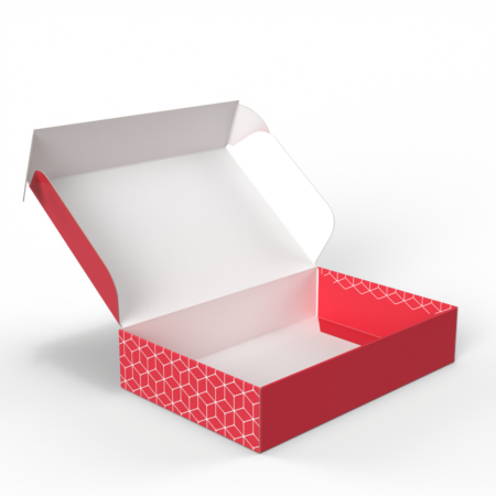 Klepdekseldoos bedrukken open