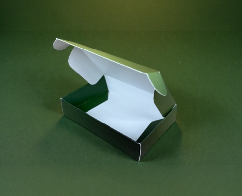 Klepdekseldoosje bedrukt in full color Klepdekseldoosje bedrukt in full color