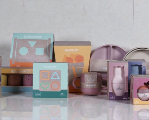 Bedrukte doosjes vna vouwkarton