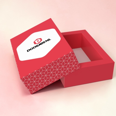 Luxe doos met deksel met brede rand